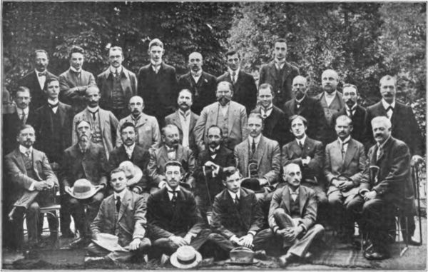 Die Teilnehmer des Internationalen Schachmeisterturnier in Karlsbad, 1911