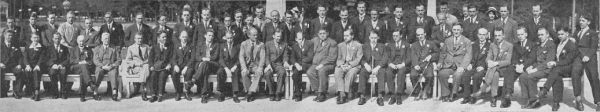 Die Teilnehmer des Nordischen Schachkongress, Kopenhagen 1934